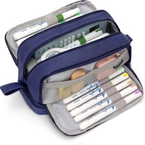 Goattoy Transparent Plastic Pencil Box Large Capacity Pencil Case Pencil Pouch for Ki-ds Gi-rls Bo-ys Adults Scho-ol & Office Supplies Gifts for Ki-ds Stu-dents - Image 47