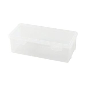 Lzobxe Plastic Pencil Box Extra Large Capacity, Clear - Image 3