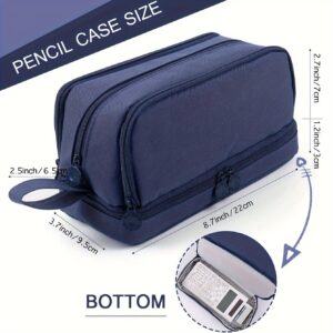 Goattoy Transparent Plastic Pencil Box Large Capacity Pencil Case Pencil Pouch for Ki-ds Gi-rls Bo-ys Adults Scho-ol & Office Supplies Gifts for Ki-ds Stu-dents - Image 52