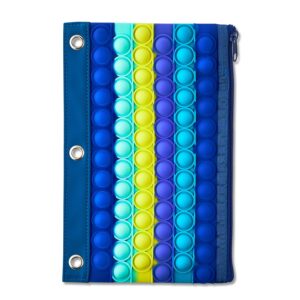 Pen+Gear Rainbow Bubble Popper Binder Pouch, Purple Pencil Cases for Primary School - Image 14