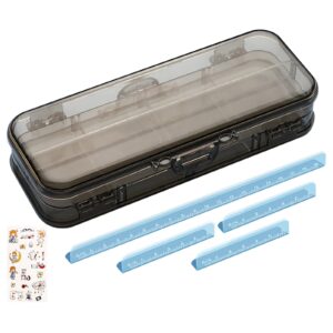 Lzobxe Plastic Pencil Box Extra Large Capacity, Clear - Image 13