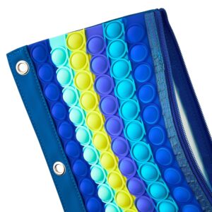 Pen+Gear Rainbow Bubble Popper Binder Pouch, Purple Pencil Cases for Primary School - Image 16
