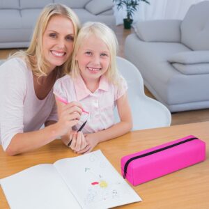 Boovnll Plastic Pencil Box - Large Capacity Stackable Clear Snap-Tight Lid Pencil Box for Pencil Markers - Storage Box for Home, Office Supplies, Pencil Case - Image 137