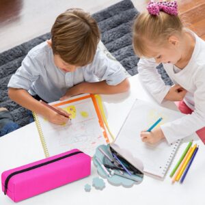 Boovnll Plastic Pencil Box - Large Capacity Stackable Clear Snap-Tight Lid Pencil Box for Pencil Markers - Storage Box for Home, Office Supplies, Pencil Case - Image 138