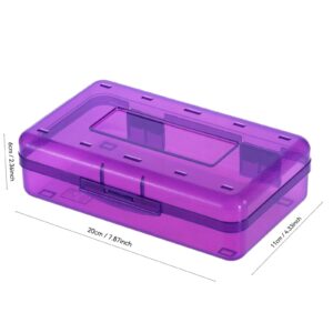 Lilixerw Double Hole Pencil Sharpener with Cover,Colorful Pencil Sharpener Portable Oval Manual Pencil Sharpener Office Supplies - Image 74