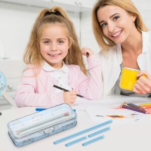 Lzobxe Plastic Pencil Box Extra Large Capacity, Clear - Image 26