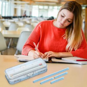 Lzobxe Plastic Pencil Box Extra Large Capacity, Clear - Image 29