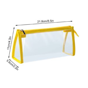 Boovnll Plastic Pencil Box - Large Capacity Stackable Clear Snap-Tight Lid Pencil Box for Pencil Markers - Storage Box for Home, Office Supplies, Pencil Case - Image 153