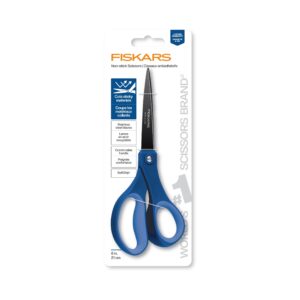 Fiskars 8" Adult Non-stick Titanium Everyday Office Scissors with SoftGrip - Image 3