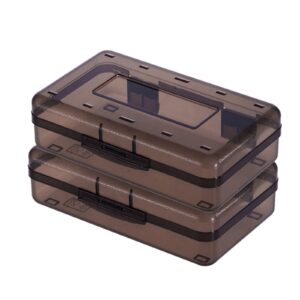 Lzobxe Plastic Pencil Box Extra Large Capacity, Clear - Image 34