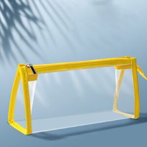 Boovnll Plastic Pencil Box - Large Capacity Stackable Clear Snap-Tight Lid Pencil Box for Pencil Markers - Storage Box for Home, Office Supplies, Pencil Case - Image 155