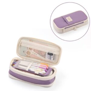 JMKQLZ Pencil Case, Big Capacity Clear Pencil Pouch Pen Bag with Zipper Closure, Cute Stationery Organizer Transparent Makeup Bag for Adult Office Supplies - Image 23