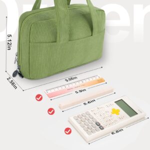 DAKIMOE Large Capacity Pencil Case with 5-Compartment,Versatile Blue Stationery Bag Pencil Pouch for Students,Teens & Adults,Perfect as Makeup Bag - Image 39