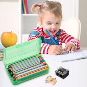 Lzobxe Plastic Pencil Box Extra Large Capacity, Clear - Image 45