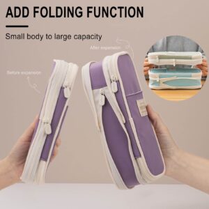 JMKQLZ Pencil Case, Big Capacity Clear Pencil Pouch Pen Bag with Zipper Closure, Cute Stationery Organizer Transparent Makeup Bag for Adult Office Supplies - Image 29