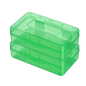 Lzobxe Plastic Pencil Box Extra Large Capacity, Clear - Image 47