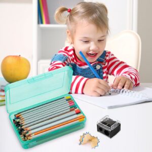 Lzobxe Plastic Pencil Box Extra Large Capacity, Clear - Image 51