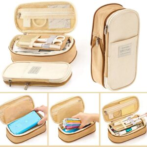 JMKQLZ Pencil Case, Big Capacity Clear Pencil Pouch Pen Bag with Zipper Closure, Cute Stationery Organizer Transparent Makeup Bag for Adult Office Supplies - Image 49