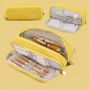 JMKQLZ Pencil Case, Big Capacity Clear Pencil Pouch Pen Bag with Zipper Closure, Cute Stationery Organizer Transparent Makeup Bag for Adult Office Supplies - Image 98