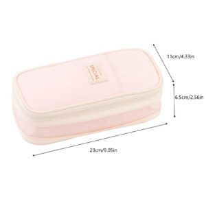 JMKQLZ Pencil Case, Big Capacity Clear Pencil Pouch Pen Bag with Zipper Closure, Cute Stationery Organizer Transparent Makeup Bag for Adult Office Supplies - Image 106