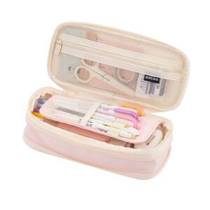JMKQLZ Pencil Case, Big Capacity Clear Pencil Pouch Pen Bag with Zipper Closure, Cute Stationery Organizer Transparent Makeup Bag for Adult Office Supplies - Image 109