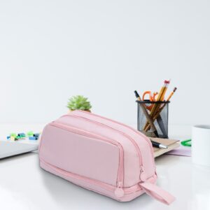 JMKQLZ Pencil Case, Big Capacity Clear Pencil Pouch Pen Bag with Zipper Closure, Cute Stationery Organizer Transparent Makeup Bag for Adult Office Supplies - Image 122