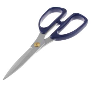Unique Bargains 7.5" Length Sewing Craft Paper Cutting Scissors Hand Tool Blue - Image 1