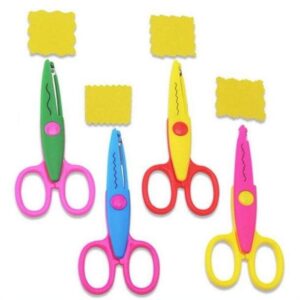 Artrylin Plastic Blunt Tip Craft Scissors, 4", Assorted Colors, 4 Count - Image 7