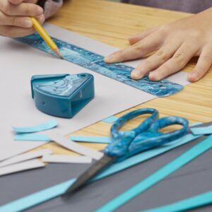 Fiskars Designer Student 3-Piece Set, Scissors, Ruler, Pencil Sharpener (Ages 12+) - Image 5