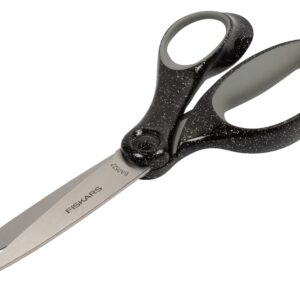 Fiskars 7-inch Student Scissor Ages 12-14, Black Glitter, 1 Count, Middle School and Craft Scissors - Image 2