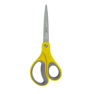 LIVINGO 8" Titanium Non-Stick Scissors, All Purpose for Office, 2 Pack Red Black - Image 16