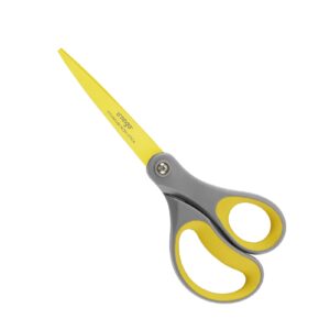 LIVINGO 8" Titanium Non-Stick Scissors, All Purpose for Office, 2 Pack Red Black - Image 18