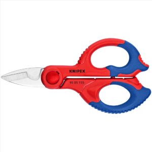 Knipex 9505155SBA Electrician’s Shears w/ Plastic Belt Case