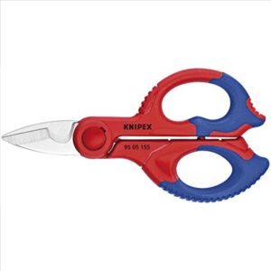 Knipex 9505155SBA Electrician’s Shears w/ Plastic Belt Case