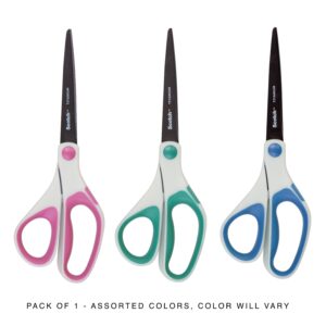 3M Titanium Scotch Precision Fused Scissors, 8″, Gray