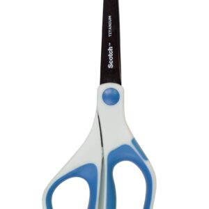 3M Titanium Scotch Precision Fused Scissors, 8″, Gray