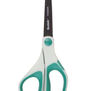 3M Titanium Scotch Precision Fused Scissors, 8″, Gray