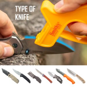 Smith’s JIFF-S 10-Sec Knife & Scissors Sharpener - Right & Left-Handed Scissors - Carbide Blades - Outdoor Sharpener for Pocket, Hunting, Fishing & Kitchen Knives - Handheld Pullover Sharpener - Image 4