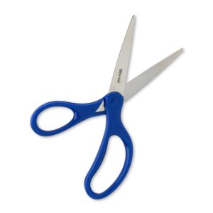 Pen+Gear 7-inch All-Purpose Stainless-Steel Scissors, Pointed, Ages 12 and Up, School Supplies, Blue - Image 6