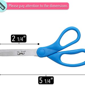 Mr. Pen- Scissors, Kids Scissors, Pack of 6, Small Scissors, 5" Scissors Kids, Craft Scissors - Image 7