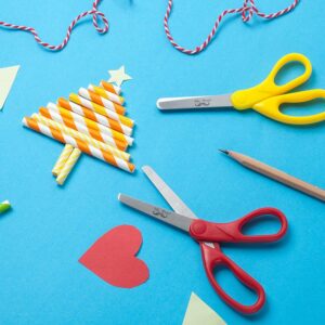 Mr. Pen- Scissors, Kids Scissors, Pack of 6, Small Scissors, 5" Scissors Kids, Craft Scissors - Image 8