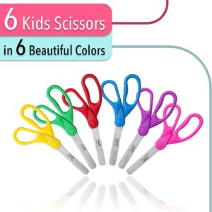 Mr. Pen- Scissors, Kids Scissors, Pack of 6, Small Scissors, 5" Scissors Kids, Craft Scissors - Image 9
