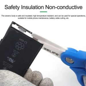 Relife Rl-102A Mini Insulated Ceramic Scissors For Mobile Phone Maintenance - Image 5