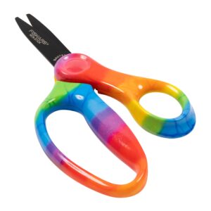 Fiskars 5" Pointed Kids Scissor Ages 4-7, Rainbow - Image 3