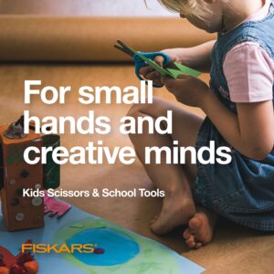 Fiskars 5" Pointed Kids Scissor Ages 4-7, Rainbow - Image 11