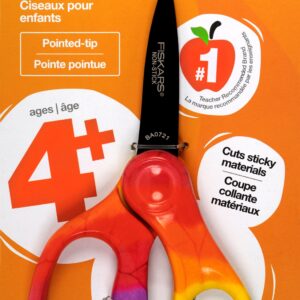 Fiskars 5" Pointed Kids Scissor Ages 4-7, Rainbow - Image 12