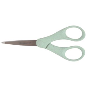 Westcott KleenEarth Rice Husks Recycled Scissors, for Craft, Blue, 3 Pack - Image 7