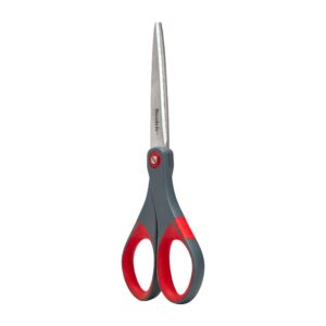 Scotch Precision Comfort Grip Stainless Steel Scissors, 7", Red Grey - Image 5