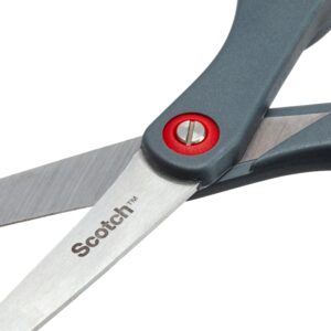 Scotch Precision Comfort Grip Stainless Steel Scissors, 7", Red Grey - Image 9