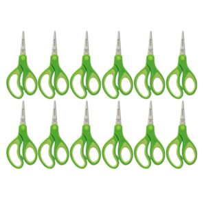 Scotch Soft Touch Kids Scissors, 5", Pointed Tip, Green, 12 Count - Image 8